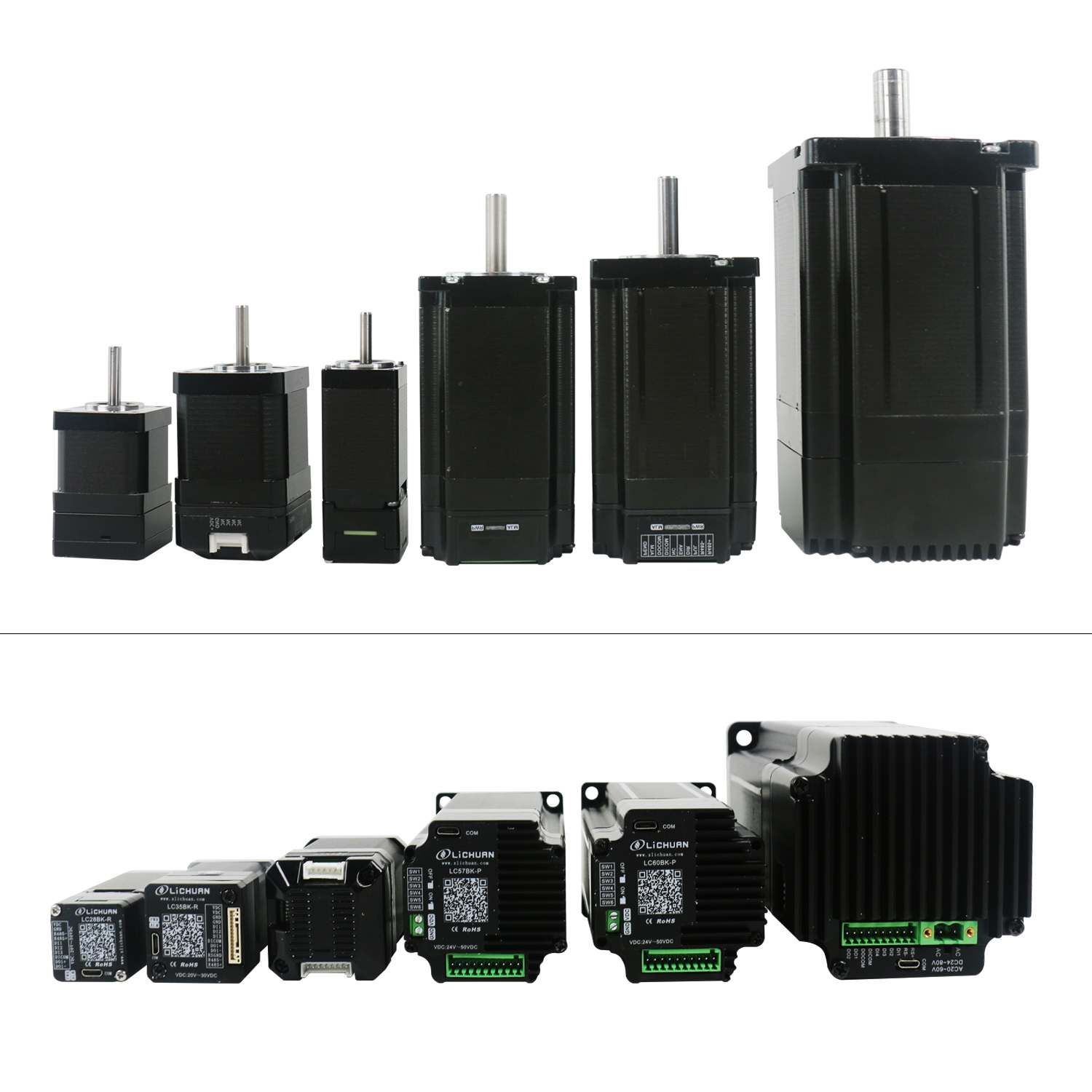 New Launch: LICHUAN BACKPACK Type Open Loop Closed Loop Integrated Stepper Motor by Shenzhen Cavoly Electric Co., Ltd.