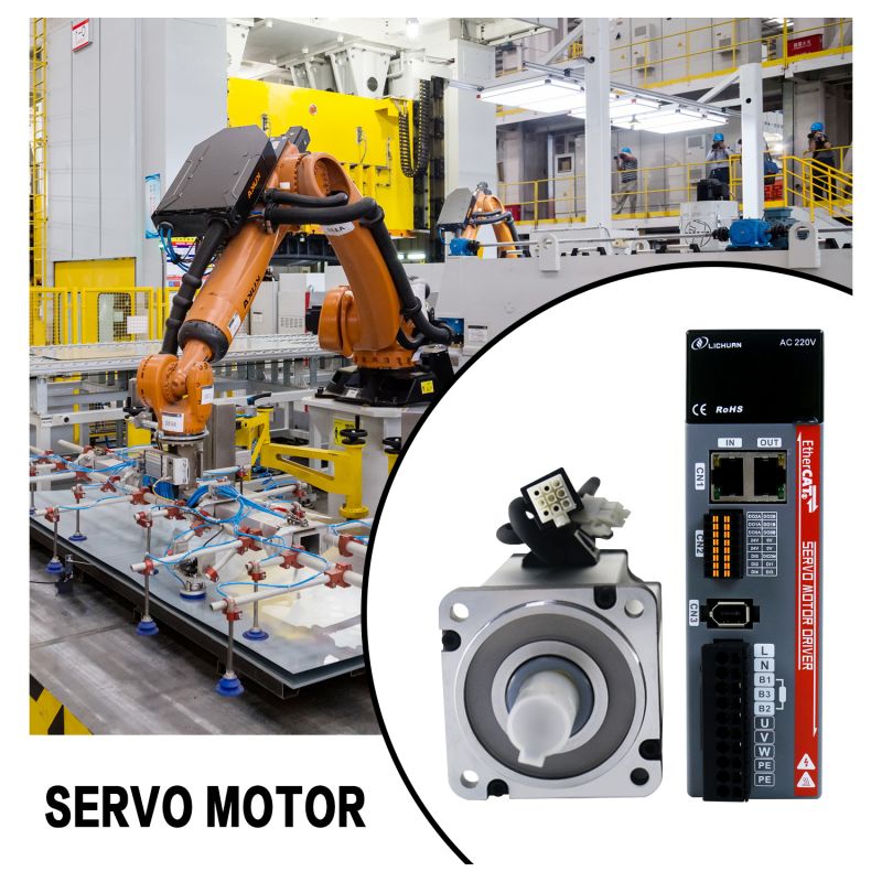 Ethercat AC Servo Motor 1000W 3000rpm 3.2nm a kit