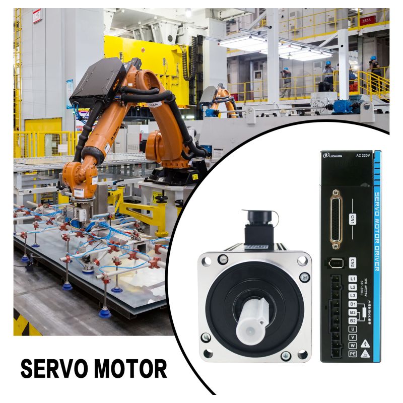 AC servo motor 110mm flange 1.2KW 1.5KW 1.8KW with driver a kit