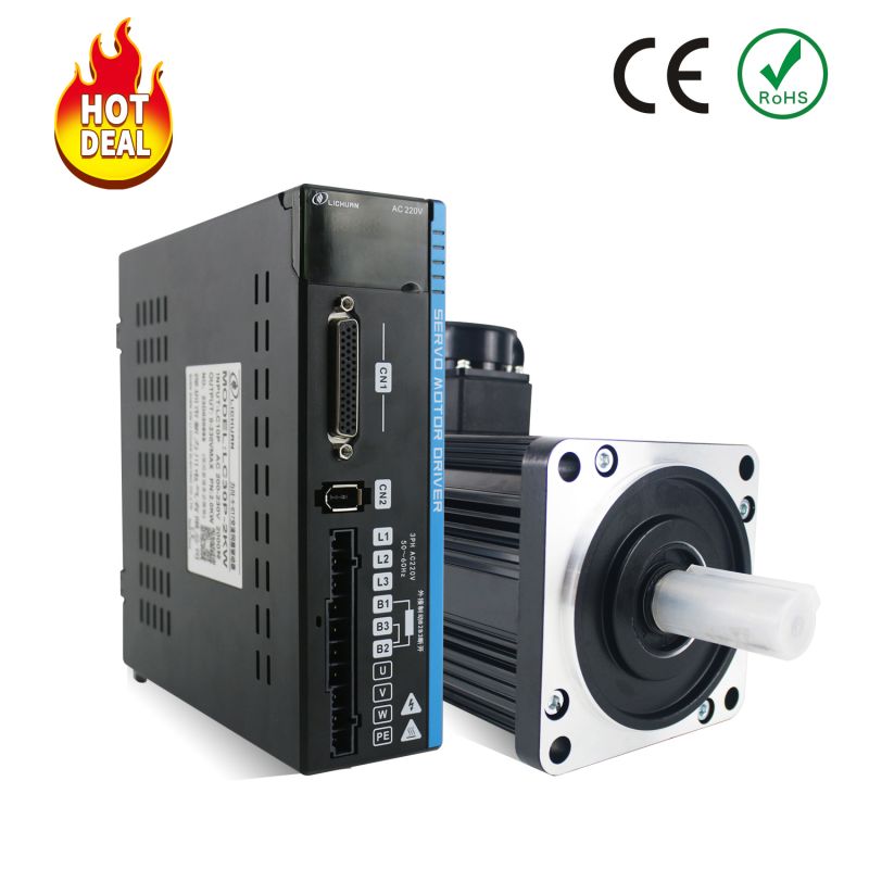 AC servo motor 110mm flange 1.2KW 1.5KW 1.8KW with driver a kit